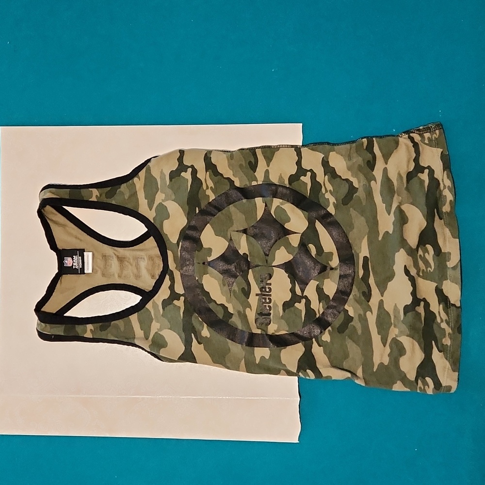Steelers Camo Tank Size S NFL